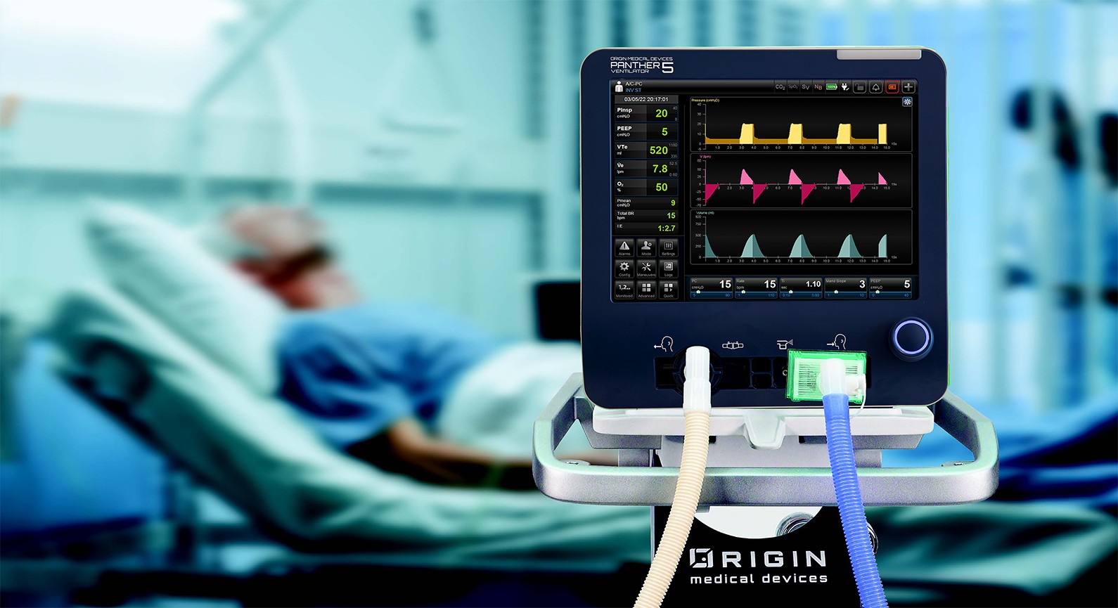 Panther 5: купити апарат ШВЛ від Origin Medical Devices